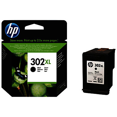 HP 302 XL Black Ink Cartridge HP 302 XL Black Ink Cartridge